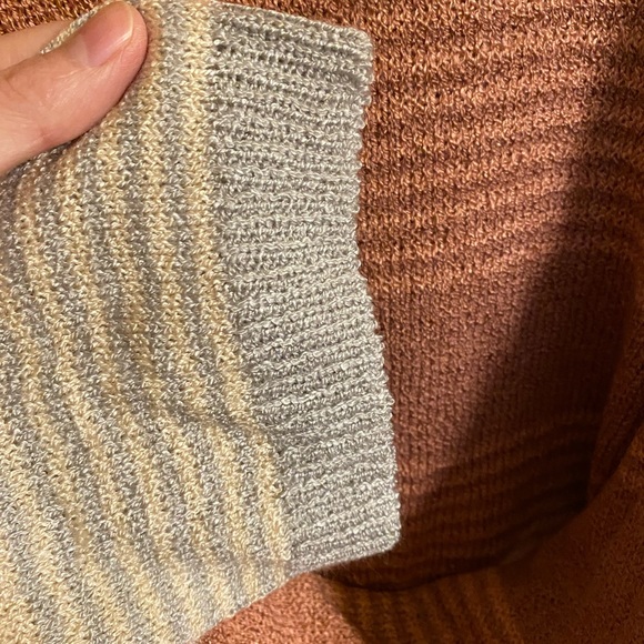 BiBi multi color striped long sleeve sweater size XL, new with tags - Picture 6 of 12